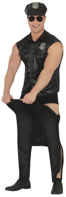 Politie Kostuum Zwart Heren Sexy van Fiestas Guirca koop je bij Partywinkel