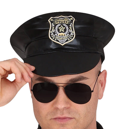 Politie Kostuum Zwart Heren Sexy van Fiestas Guirca koop je bij Partywinkel