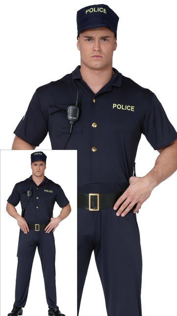 Politie Pak Blauw Heren - Partywinkel - 8434077840382