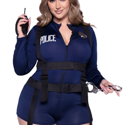 Politie Pak Dames Bodysuit Leg Avenue - Partywinkel - 714718564265