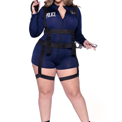 Politie Pak Dames Bodysuit Leg Avenue - Partywinkel - 714718564265