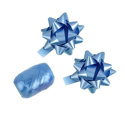 Set combinato Polyband azzurro (1 uovo, 2 rosette)