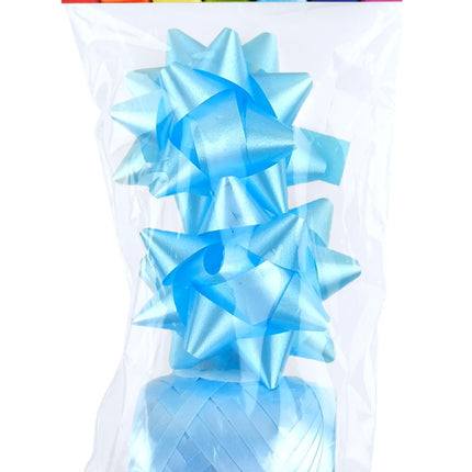 Set combinato Polyband azzurro (1 uovo, 2 rosette)