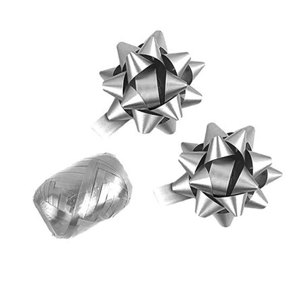 Set combinato Polyband argento (1 uovo, 2 rosette)