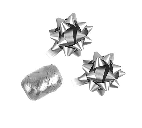 Set combinato Polyband argento (1 uovo, 2 rosette)