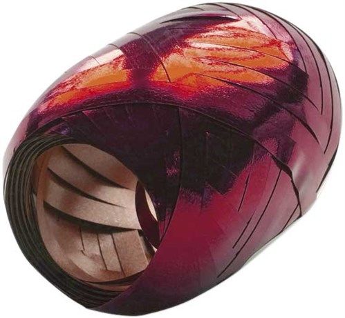 Poligono rosso metallizzato (20mx5mm)