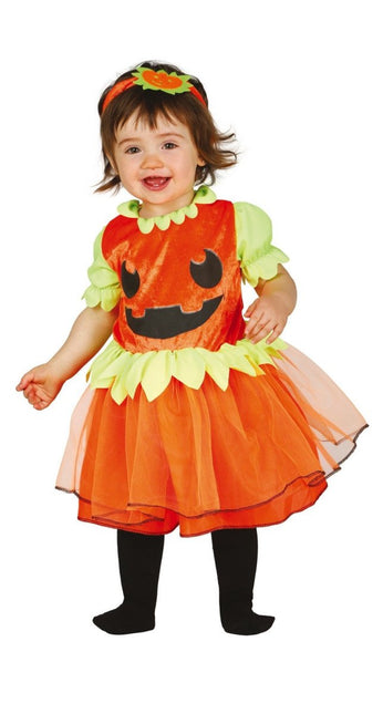 pompoen Halloween Jurk Baby van Fiestas Guirca koop je bij Partywinkel