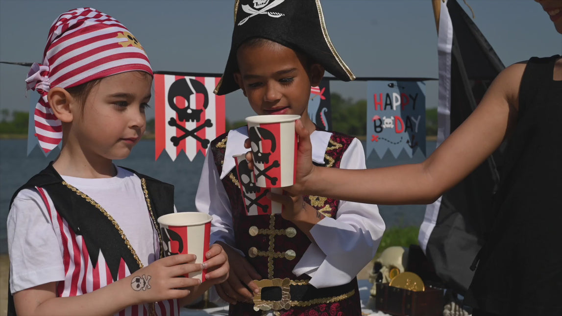 Folat Costume da pirata con cappello da pirata Ragazzo