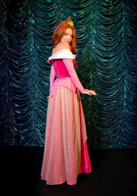 Prinses Aurora Jurk Roze Dames Leg Avenue - Partywinkel - 714718519937