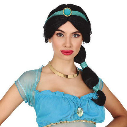 Prinses Jasmine Aladdin Pruik van Fiestas Guirca koop je bij Partywinkel