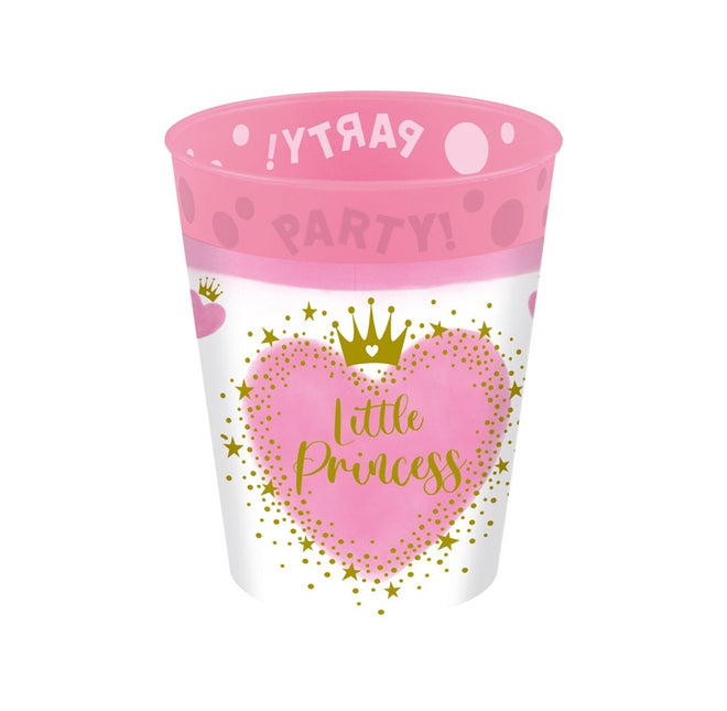 Prinsessen Bekers Plastic 250ml 4st van Procos koop je bij Partywinkel