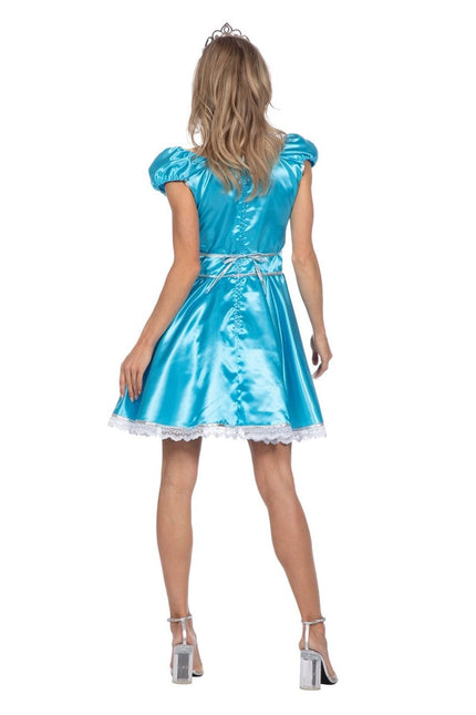 Prinsessen Jurk Blauw Dames Sexy van Wilbers & Wilbers koop je bij Partywinkel