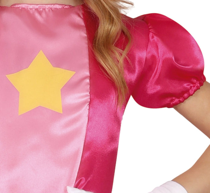 Prinsessen Jurk Meisje Prinses Peach - Partywinkel - 8434077784754