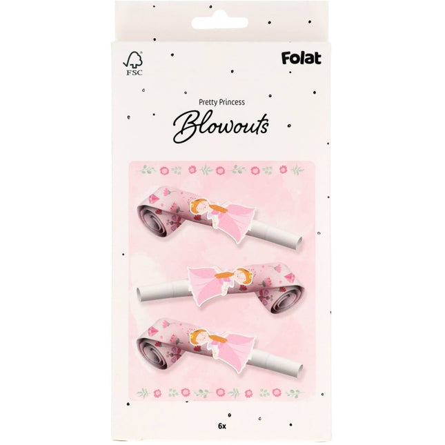 Prinsessen Toeter 6st van Folat koop je bij Partywinkel