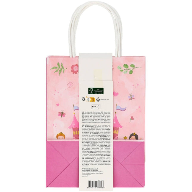 Prinsessen Uitdeeltasjes 27cm 6st van Folat koop je bij Partywinkel
