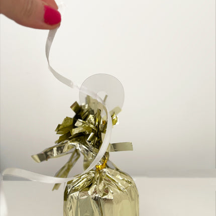 Peso del palloncino oro 21cm