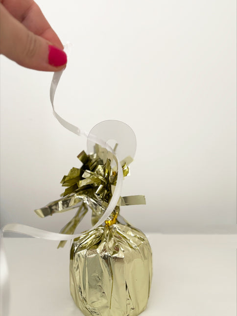 Peso del palloncino oro 21cm