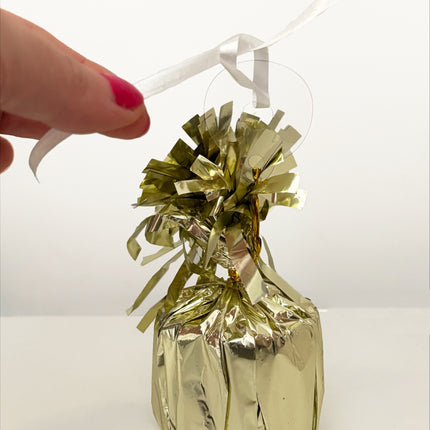 Peso del palloncino oro 21cm