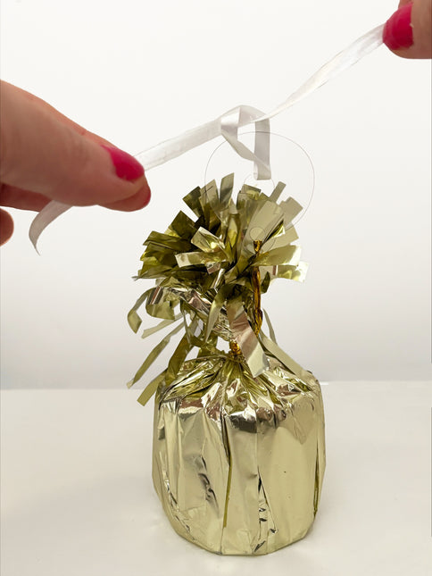 Peso del palloncino oro 21cm