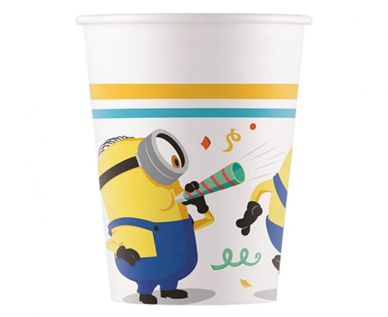 Tazze Minions 200ml 8pz