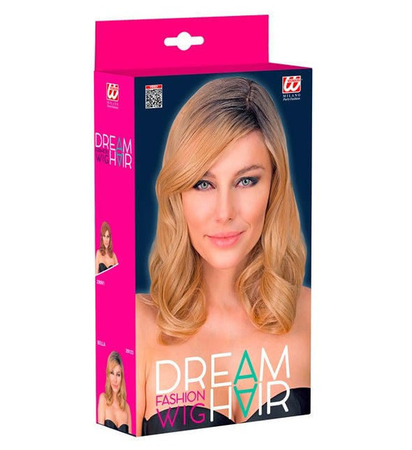 Pruik Droomhaar Bella Blond van Widmann koop je bij Partywinkel