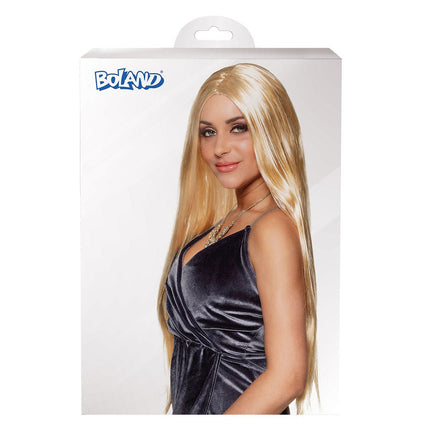 Pruik Lang Haar Stijl Blond van Boland koop je bij Partywinkel