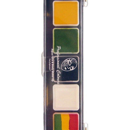 Pxp Pallets PXP 5 X 3 e 1 X 6gr Palette di colori rasta con pennello Dimensioni 25 ...