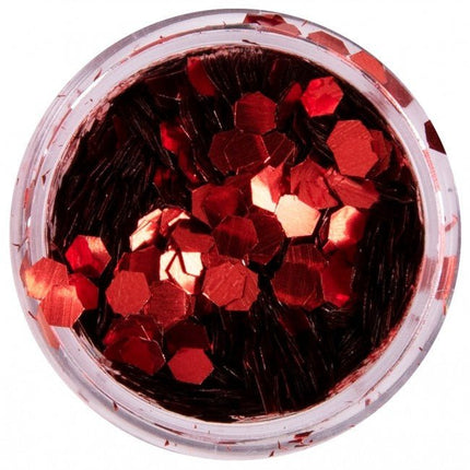PXP Chunky Glitter Laser Red 2,5gr van PXP Professional Colours koop je bij Partywinkel