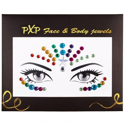 PXP Gezicht Sticker Face Jewels Rainbow Dream van PXP Professional Colours koop je bij Partywinkel