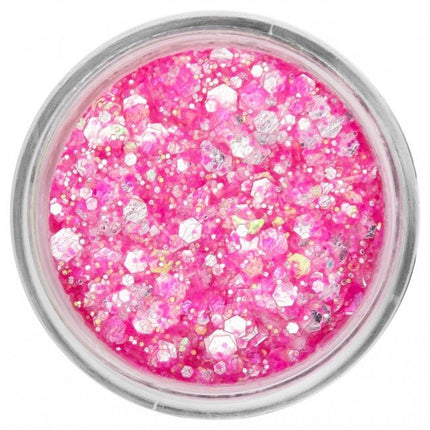 PXP Pressed Chunky Glitter Creme Neon Pink Candy 10ml van PXP Professional Colours koop je bij Partywinkel