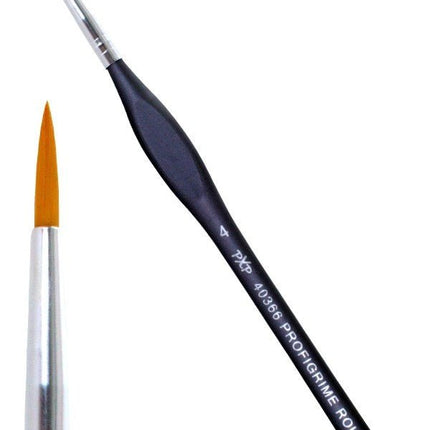 PXP Schmink Penseel Rond Ergonomisch Profigrime Maat 4 van PXP Professional Colours koop je bij Partywinkel