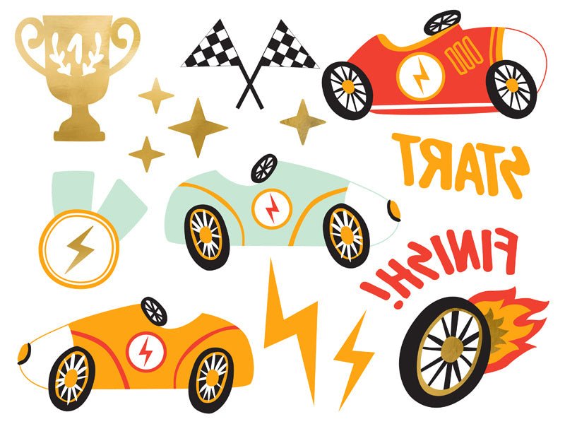 Race Nep Tattoos 11st van Partydeco koop je bij Partywinkel
