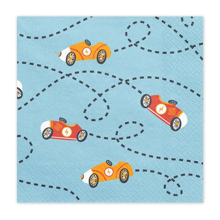 Race Servetten 16,5cm 12st van Partydeco koop je bij Partywinkel