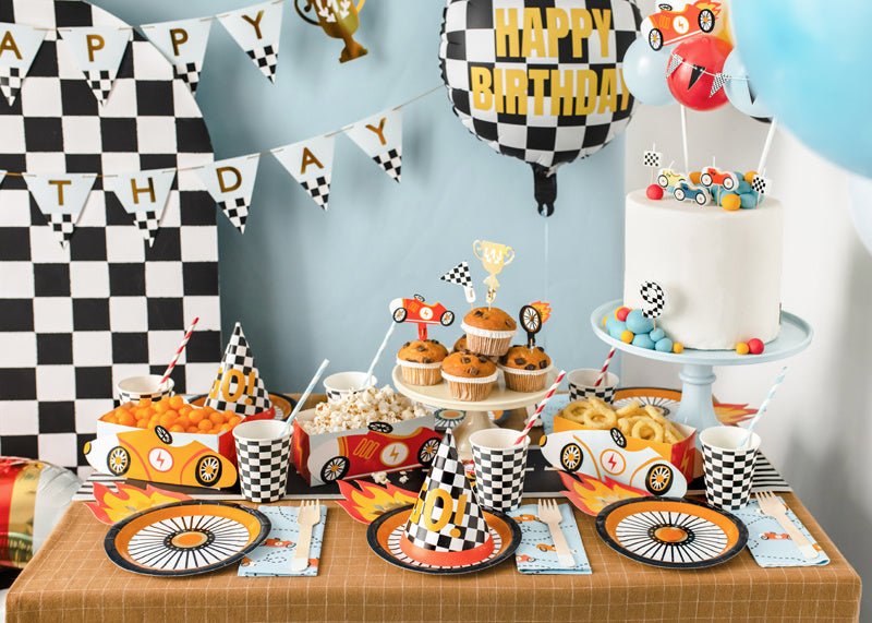 Race Taarttopper 29cm van Partydeco koop je bij Partywinkel
