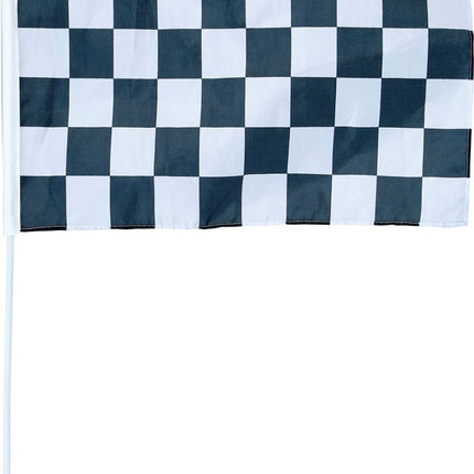 Race Vlag Zwart Wit 45x30 cm van Fiestas Guirca koop je bij Partywinkel