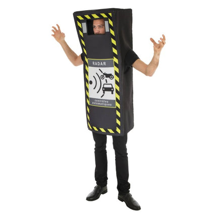 Costume da autovelox per adulti, taglia unica