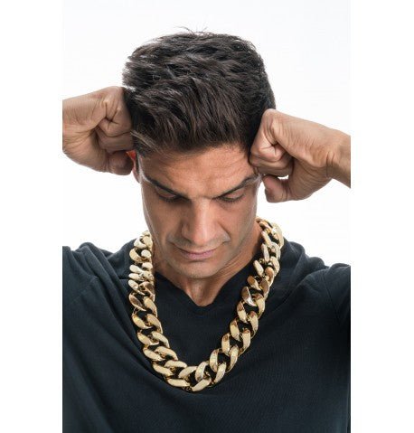 Rapper Ketting Goud 70cm van CHAKS koop je bij Partywinkel