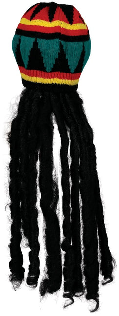 Rasta Muts Met Haar - Partywinkel - 8434077138175