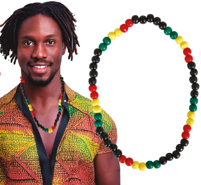 Rastafari ketting van Fiestas Guirca koop je bij Partywinkel