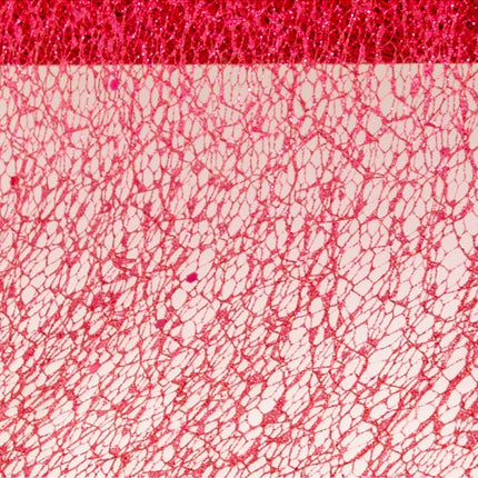NASTRO DA TAVOLO ROSSO GLITTERATO 10CM X 5M