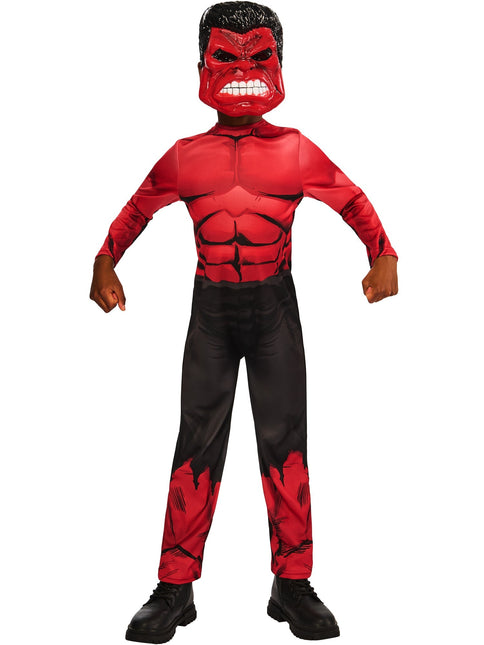 Costume da Hulk Rosso Ragazzo
