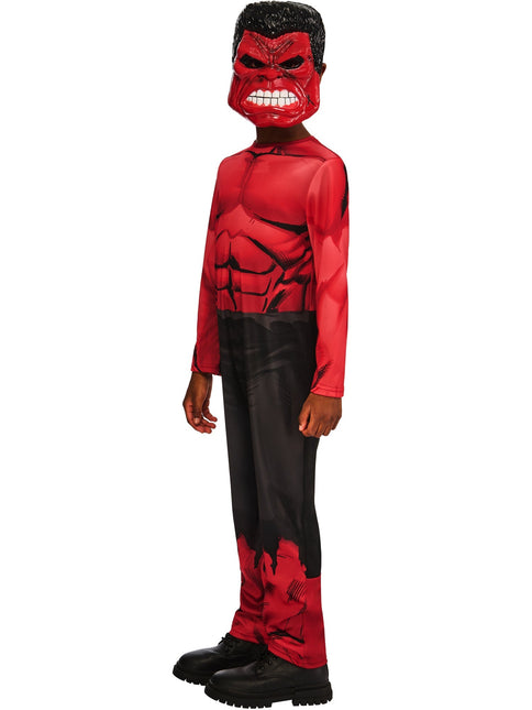 Costume da Hulk Rosso Ragazzo