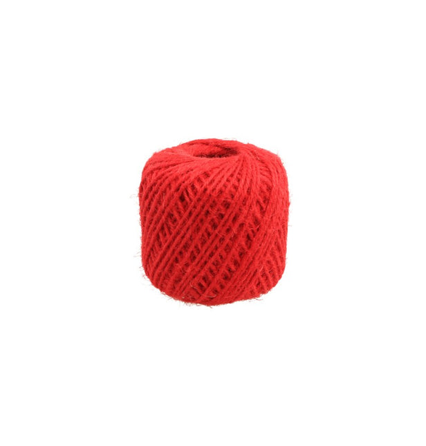 NASTRO DI IUTA ROSSO 2 MM X 30 M