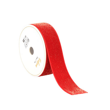 Nastro Rosso di Velluto 25Mm 3m