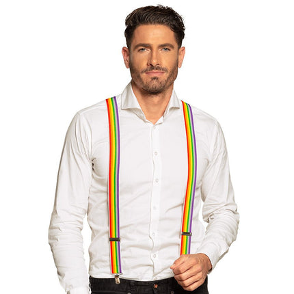 Regenboog Bretels van Boland koop je bij Partywinkel