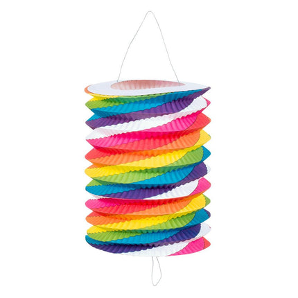 Regenboog Lampionnen 13cm 12st van Boland koop je bij Partywinkel