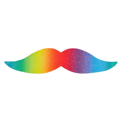 Regenboog Nep Snor Fantasy 6st van Boland koop je bij Partywinkel