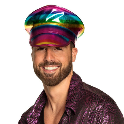 Regenboog Pet Kapitein van Boland koop je bij Partywinkel