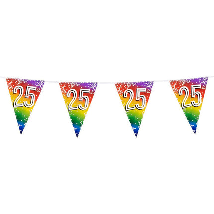 Regenboog Slinger 25 Jaar 6m van Boland koop je bij Partywinkel