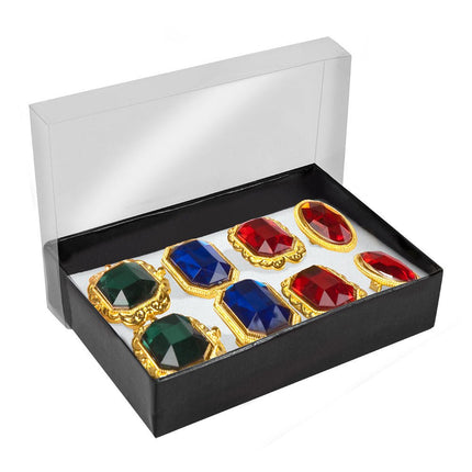 Ring Edelsteen 8st van Boland koop je bij Partywinkel